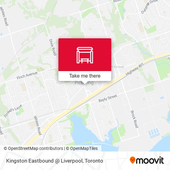 Kingston Eastbound @ Liverpool plan