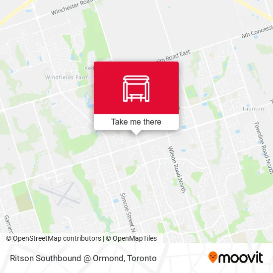 Ritson Southbound @ Ormond map