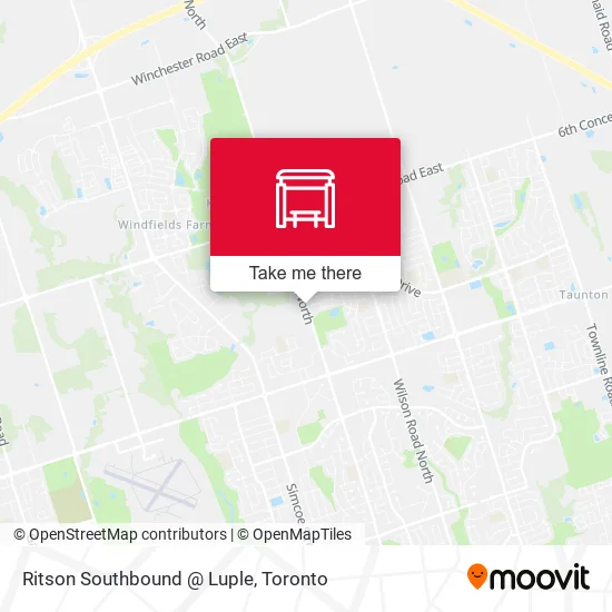 Ritson Southbound @ Luple map