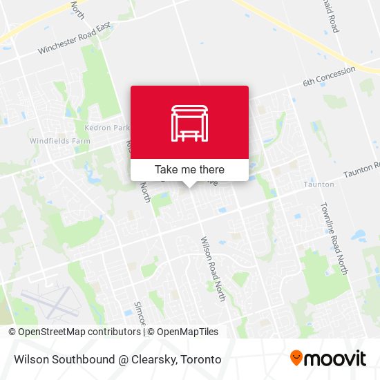Wilson Southbound @ Clearsky map