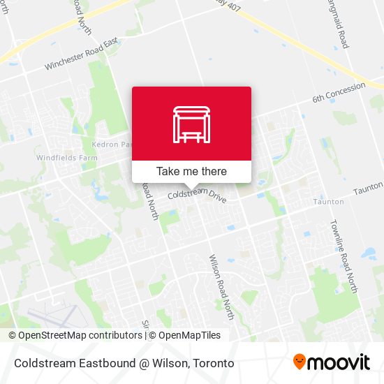 Coldstream Eastbound @ Wilson plan