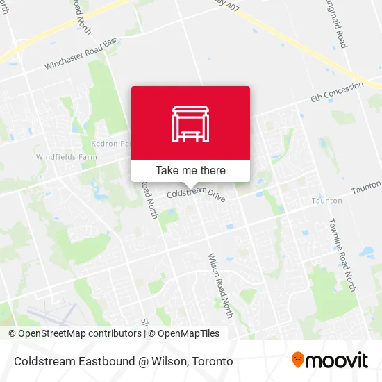 Coldstream Eastbound @ Wilson plan