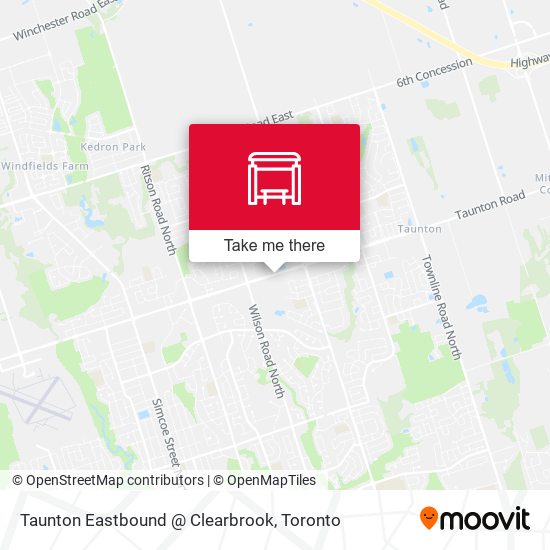 Taunton Eastbound @ Clearbrook plan