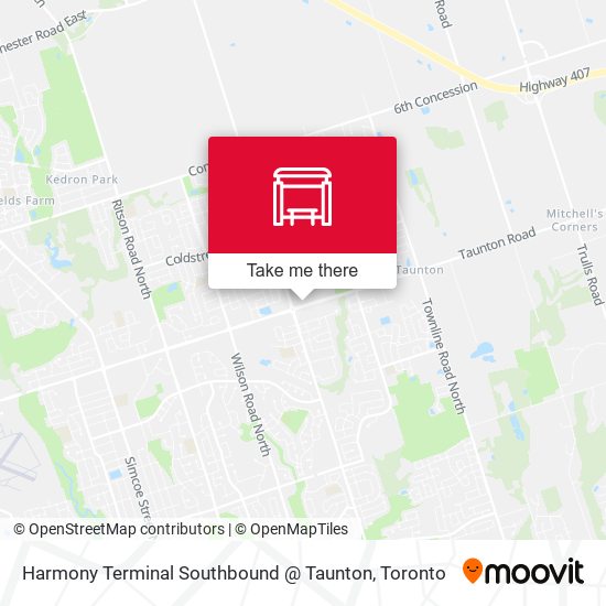 Harmony Terminal Southbound @ Taunton plan