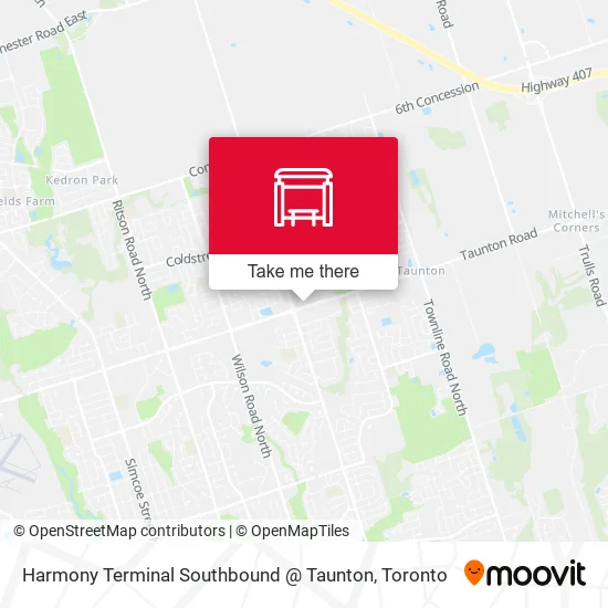 Harmony Terminal Southbound @ Taunton plan
