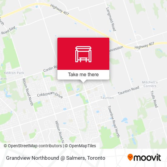 Grandview Northbound @ Salmers plan