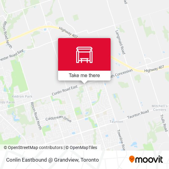 Conlin Eastbound @ Grandview map