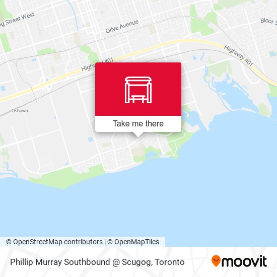 Phillip Murray Southbound @ Scugog map