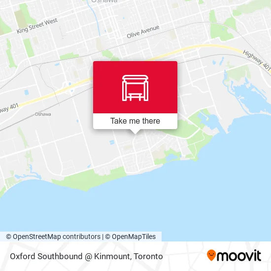 Oxford Southbound @ Kinmount map