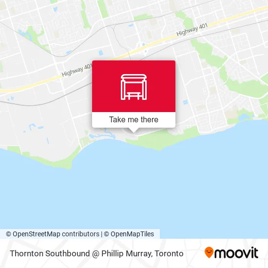 Thornton Southbound @ Phillip Murray map