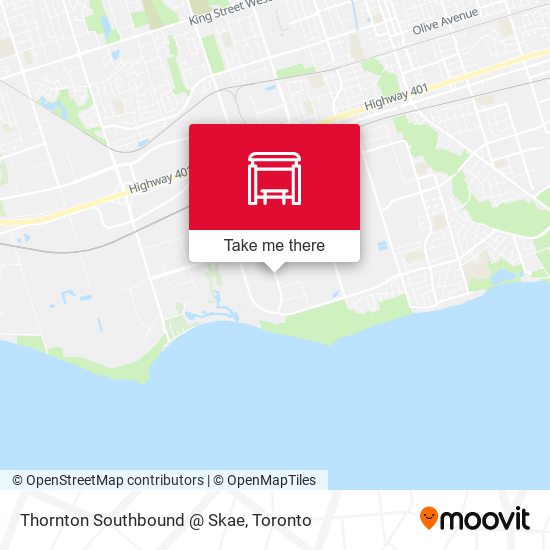 Thornton Southbound @ Skae map