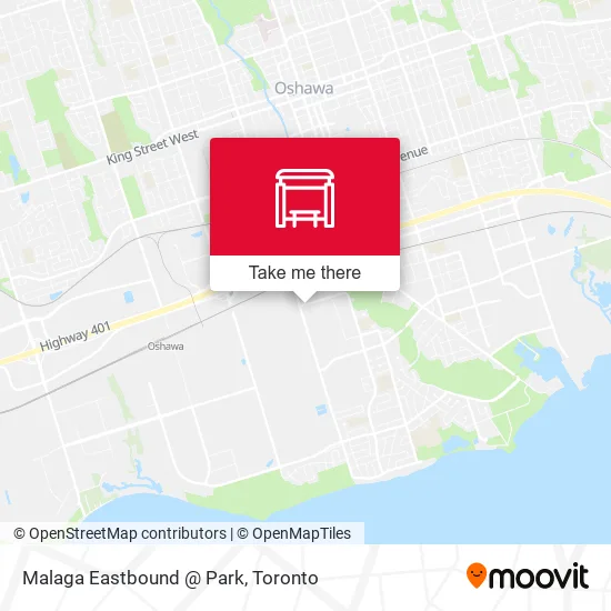Malaga Eastbound @ Park map