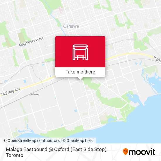 Malaga Eastbound @ Oxford (East Side Stop) map