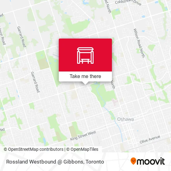 Rossland Westbound @ Gibbons map