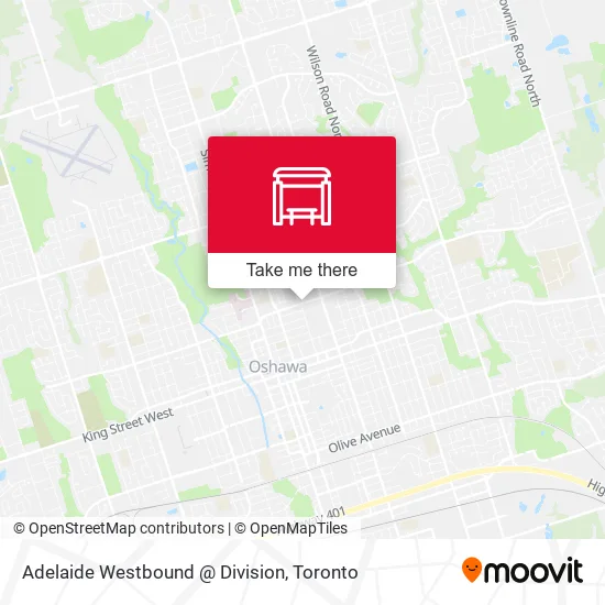 Adelaide Westbound @ Division map