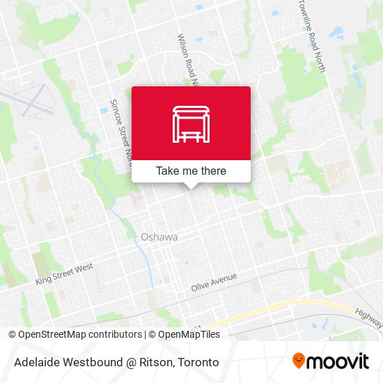 Adelaide Westbound @ Ritson map