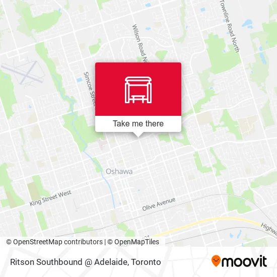 Ritson Southbound @ Adelaide map
