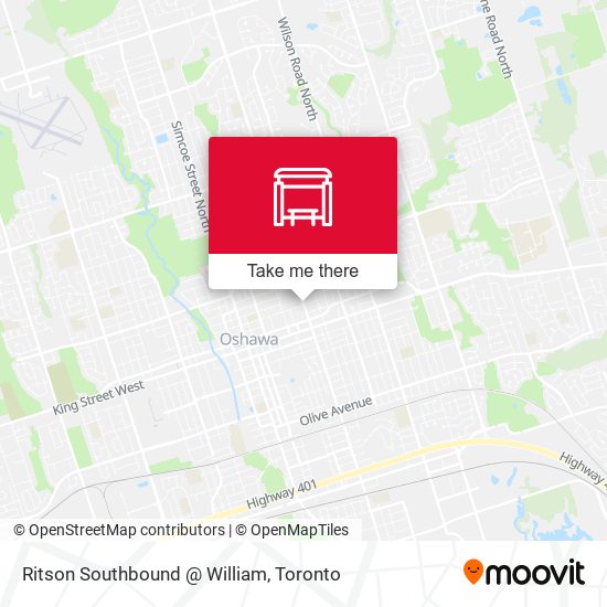 Ritson Southbound @ William map