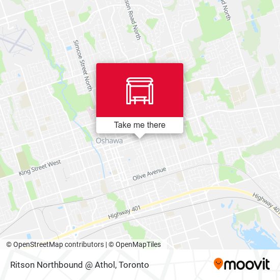 Ritson Northbound @ Athol map