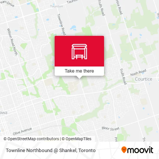 Townline Northbound @ Shankel map