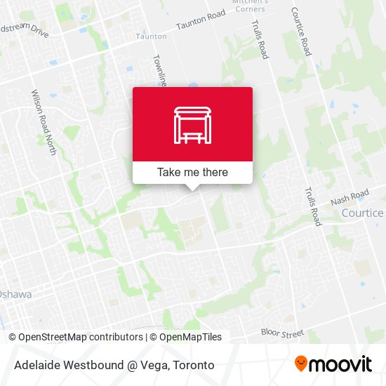 Adelaide Westbound @ Vega map
