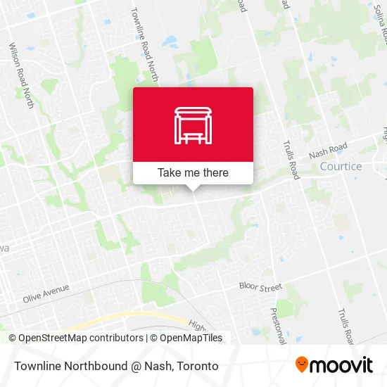 Townline Northbound @ Nash map