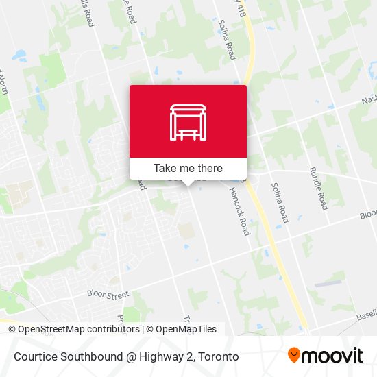 Courtice Southbound @ Highway 2 plan