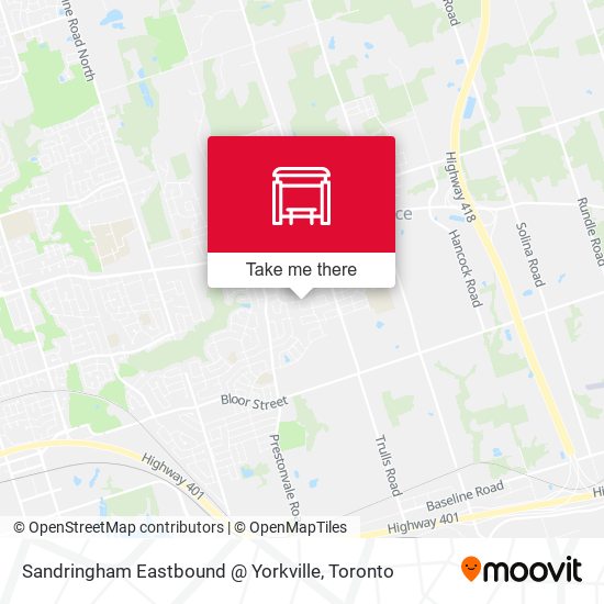 Sandringham Eastbound @ Yorkville plan