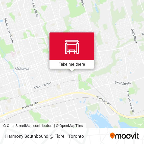 Harmony Southbound @ Florell map