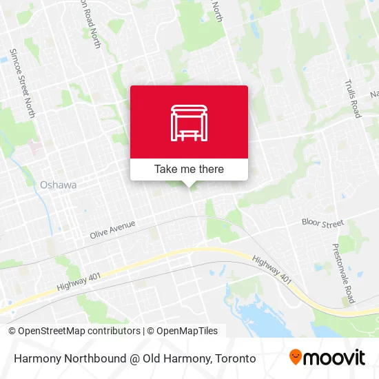 Harmony Northbound @ Old Harmony map