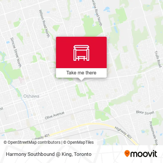 Harmony Southbound @ King plan