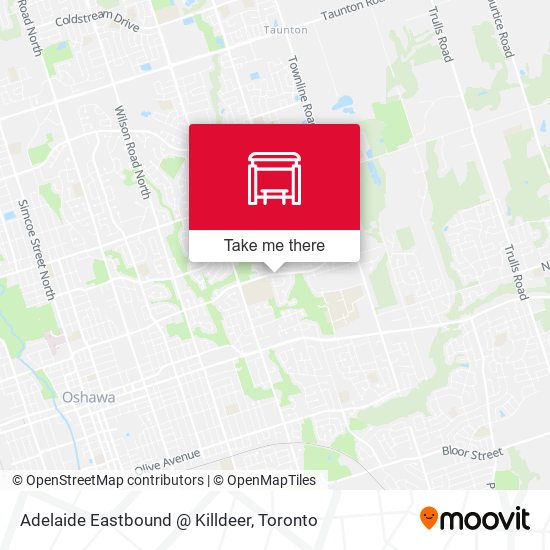 Adelaide Eastbound @ Killdeer map
