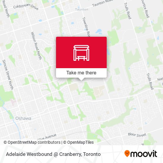 Adelaide Westbound @ Cranberry plan