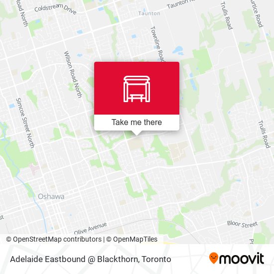 Adelaide Eastbound @ Blackthorn map
