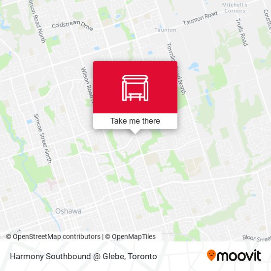 Harmony Southbound @ Glebe map