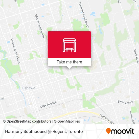 Harmony Southbound @ Regent map