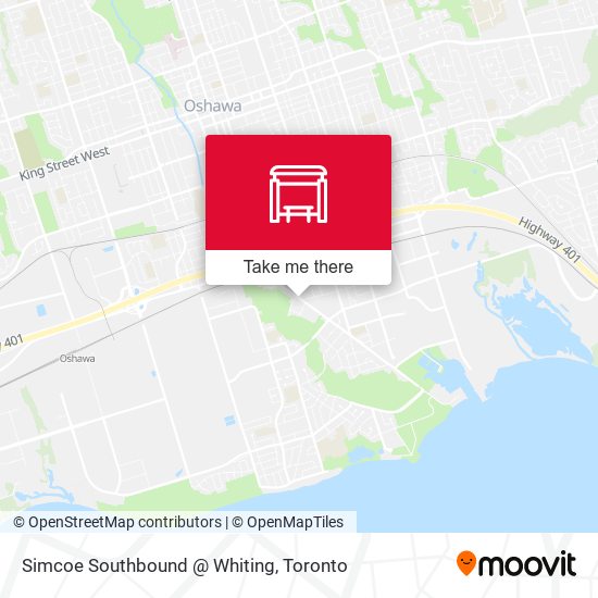 Simcoe Southbound @ Whiting plan