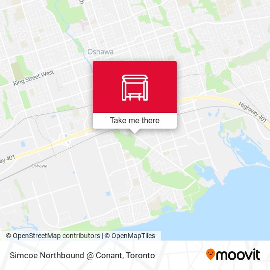 Simcoe Northbound @ Conant map