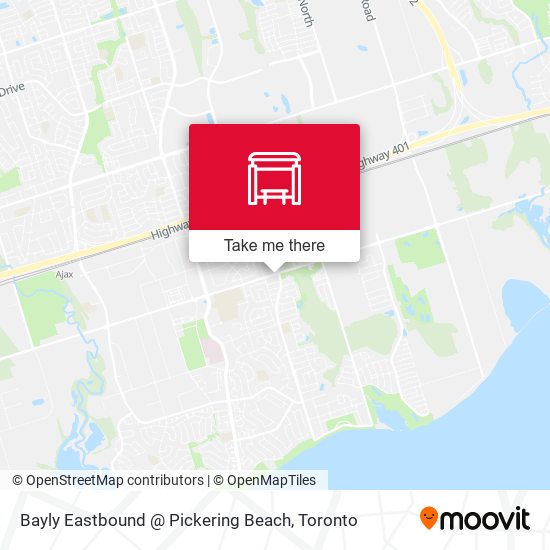 Bayly Eastbound @ Pickering Beach map
