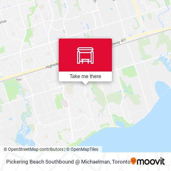 Pickering Beach Southbound @ Michaelman map