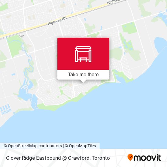 Clover Ridge Eastbound @ Crawford map