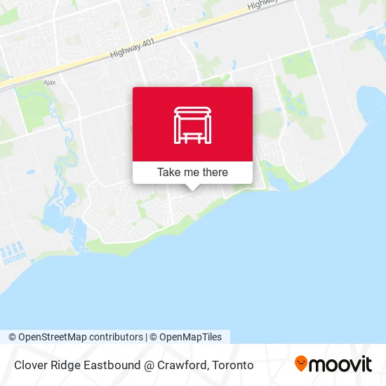 Clover Ridge Eastbound @ Crawford map