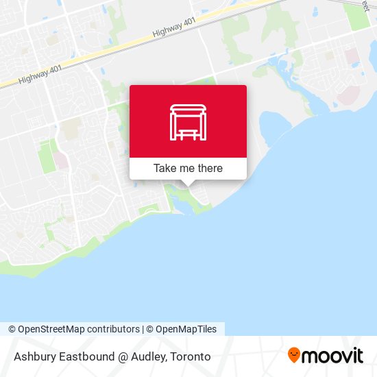 Ashbury Eastbound @ Audley map