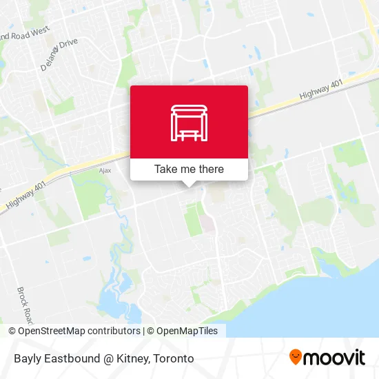 Bayly Eastbound @ Kitney plan