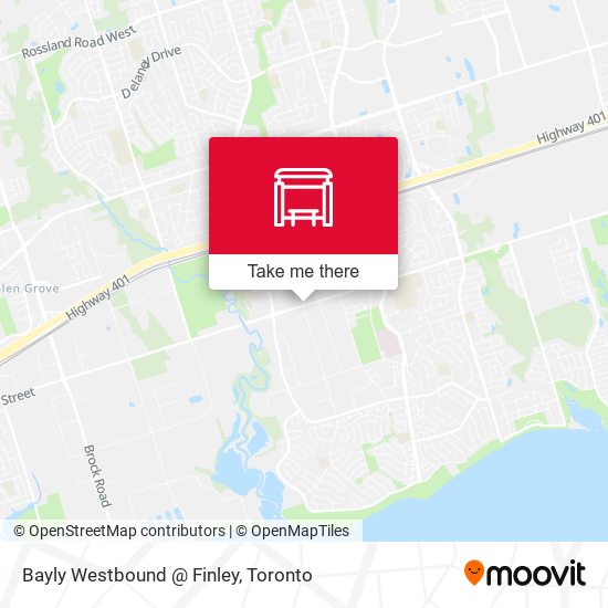 Bayly Westbound @ Finley plan