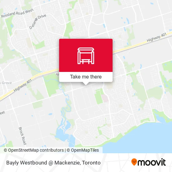 Bayly Westbound @ Mackenzie plan
