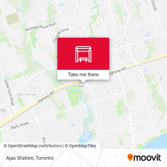 Ajax Station map