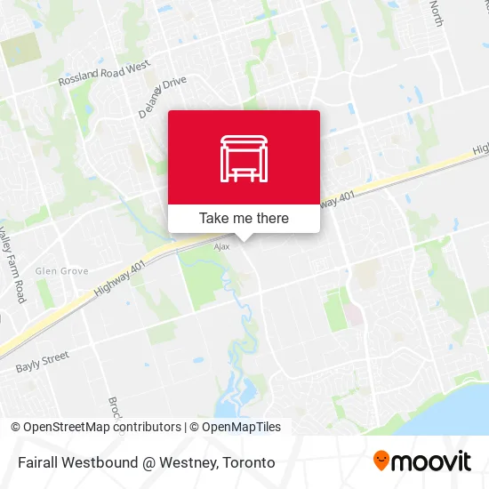 Fairall Westbound @ Westney map