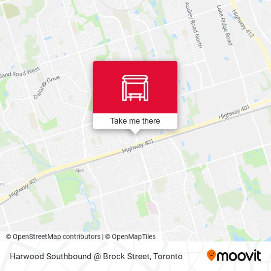 Harwood Southbound @ Brock Street plan