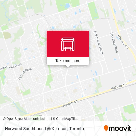Harwood Southbound @ Kerrison plan